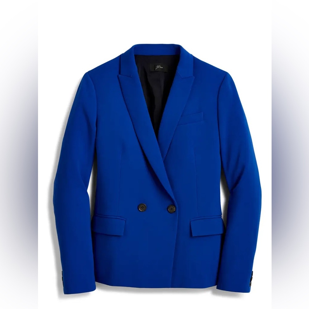 J. Crew Royal Blue Double-Breasted Blazer